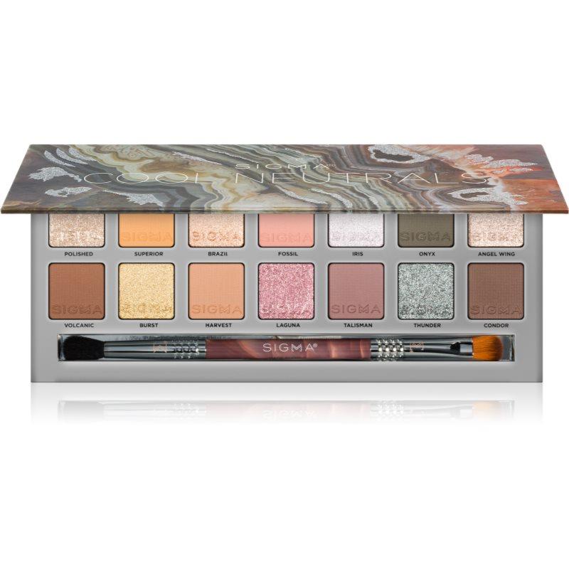 Sigma Beauty Cool Neutrals paletka očních stínů 1 ks