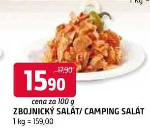 Zbojnický salát camping salát 100g