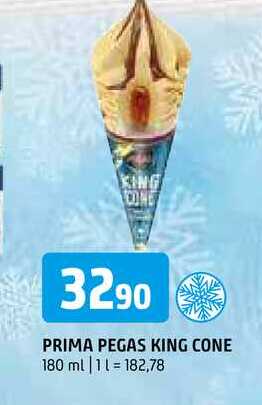 Prima Pegas king cone 180ml, vybrané druhy