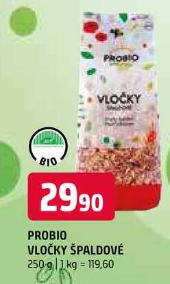 Probio vločky špaldové 250g