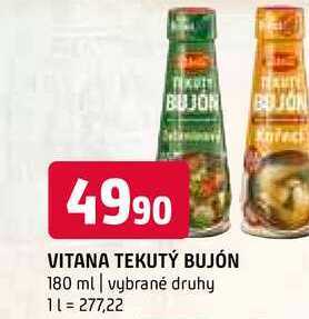 Vitana tekutý bujón 180g, vybrané druhy