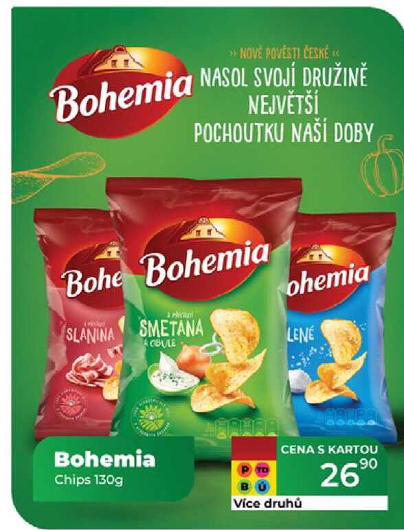 Bohemia Chips 130g  