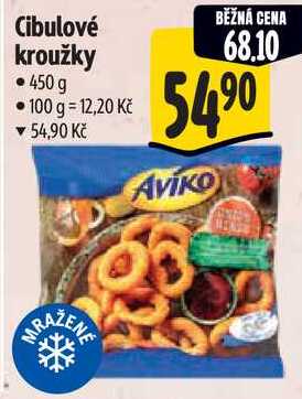Cibulové kroužky, 450 g