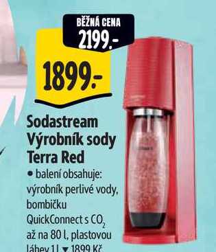 Sodastream Výrobník sody Terra Red 