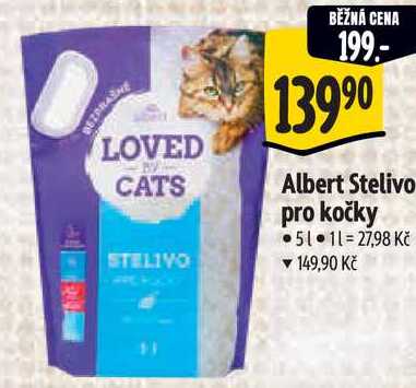 Albert Stelivo pro kočky, 5 l