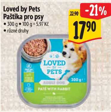 Loved by Pets Paštika pro psy, 300 g 