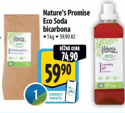 Nature's Promise Eco Soda bicarbona, 1 kg