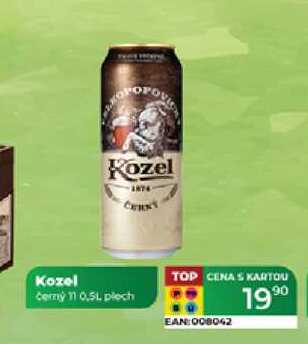 Kozel 0.5L plech 