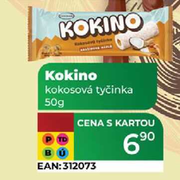 Kokino kokosová tyčinka 50g  v akci