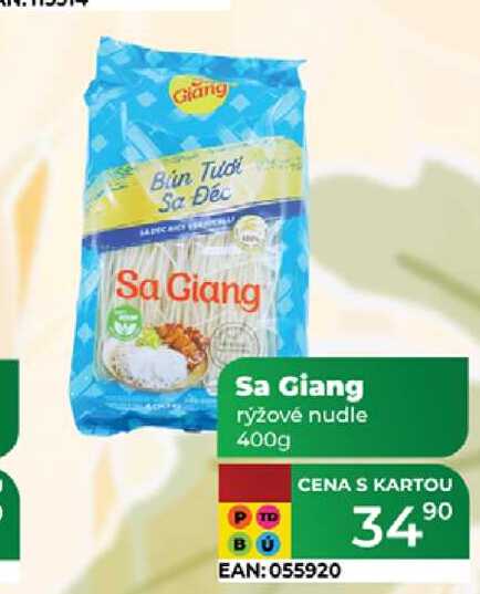 Sa Giang rýžové nudle 400g 