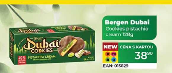 Bergen Dubai Cookies pistachio cream 128g 