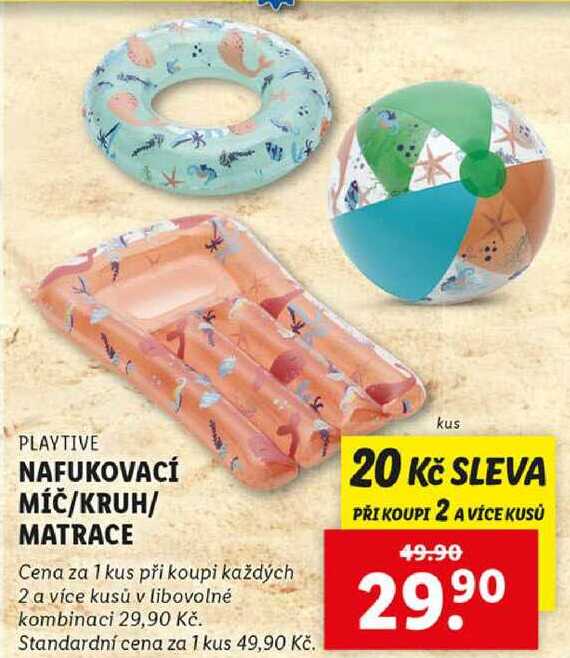 NAFUKOVACÍ MÍČ/KRUH/MATRACE