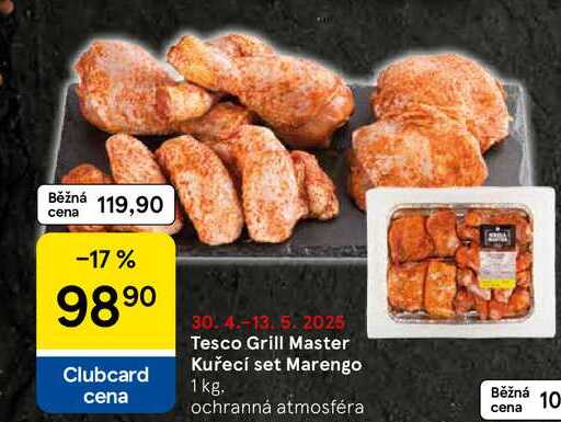 Tesco Grill Master Kuřecí set Marengo, 1 kg