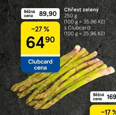 Chřest zelený, 250 g  