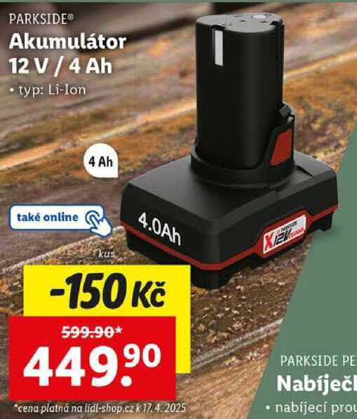 Akumulátor 12 V/4