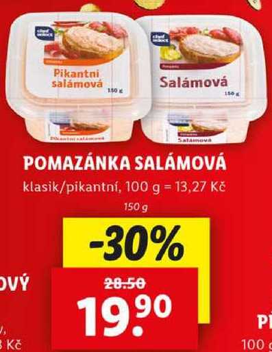 POMAZÁNKA SALÁMOVÁ, 150 g