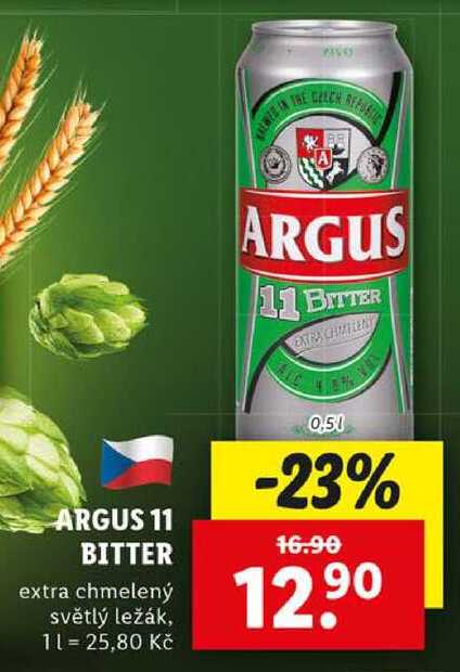 ARGUS 11 BITTER, 0,5 l
