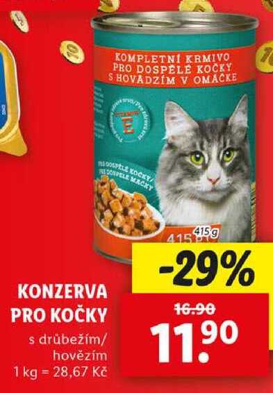 KONZERVA PRO KOČKY, 415 g