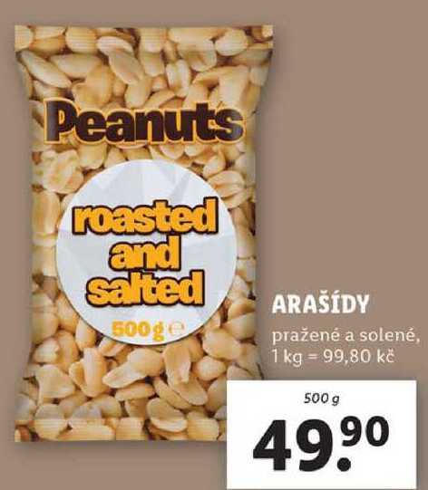 ARAŠÍDY, 500 g