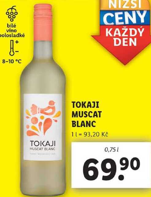 TOKAJI MUSCAT BLANC, 0,75 l