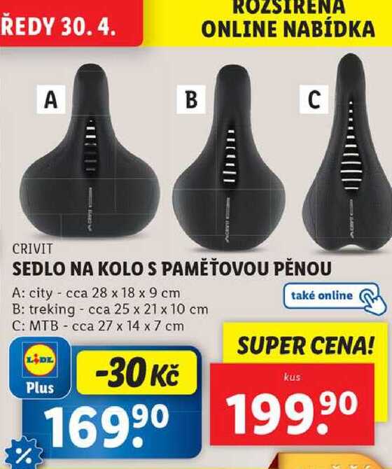 SEDLO NA KOLO S PAMĚŤOVOU PĚNOU 