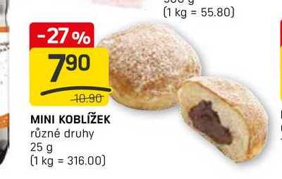 MINI KOBLÍŽEK různé druhy 25 g 