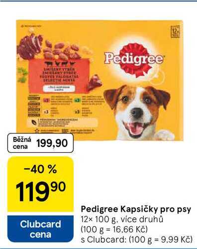 Pedigree Kapsičky pro psy, 12× 100 g 