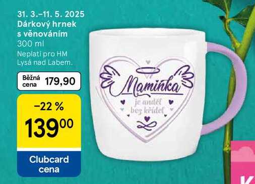 Dárkový hrnek s věnováním, 300 ml  