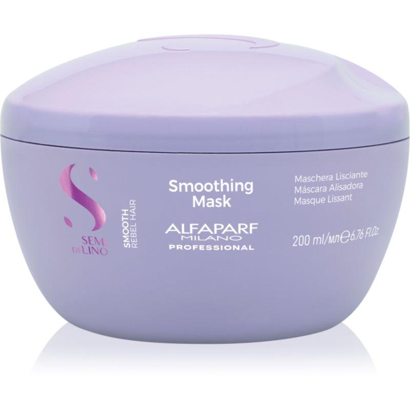 Alfaparf Milano Semi di Lino Smooth uhlazující maska pro nepoddajné a krepatějící se vlasy 200 ml