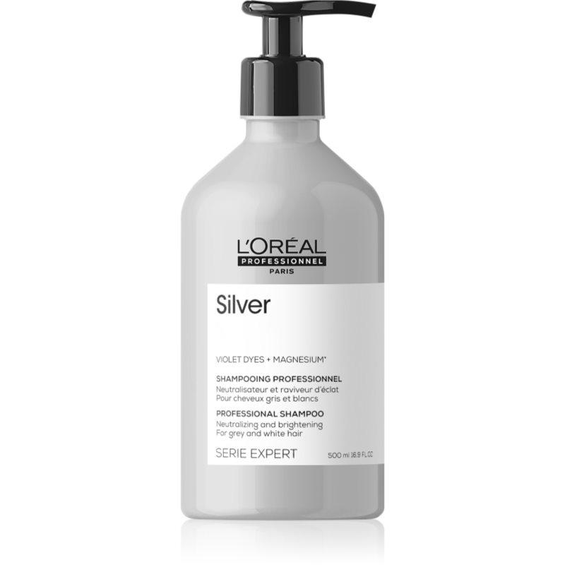 L’Oréal Professionnel Serie Expert Silver stříbrný šampon pro šedivé vlasy 500 ml