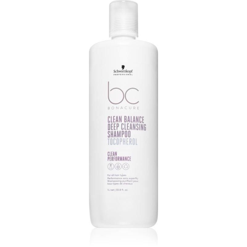 Schwarzkopf Professional BC Bonacure Clean Balance hloubkově čisticí šampon 1000 ml