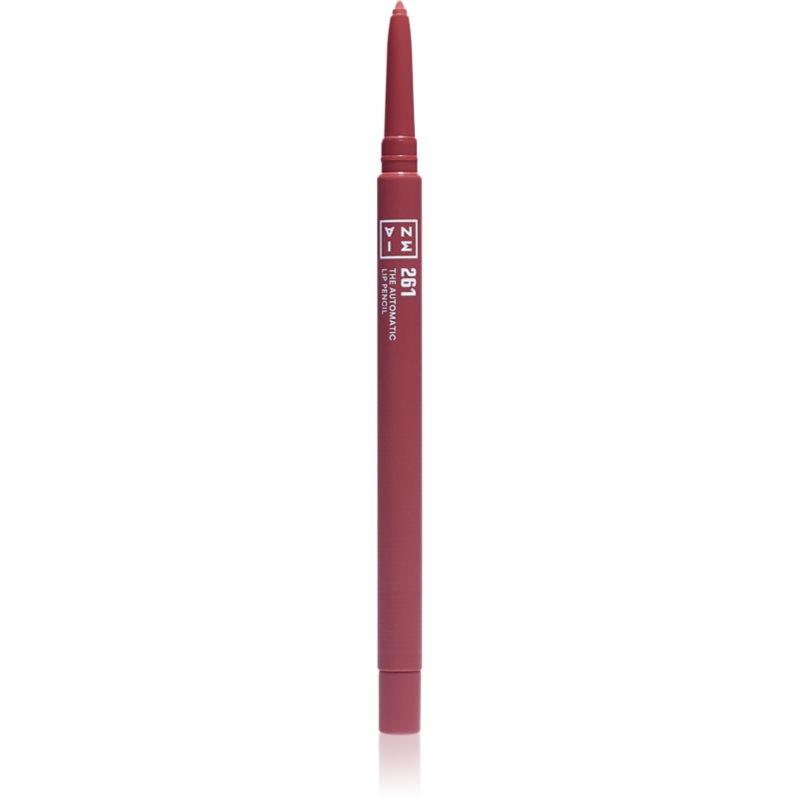 3INA The Automatic Lip Pencil konturovací tužka na rty odstín 261 - Dark nude pink 0.35 g