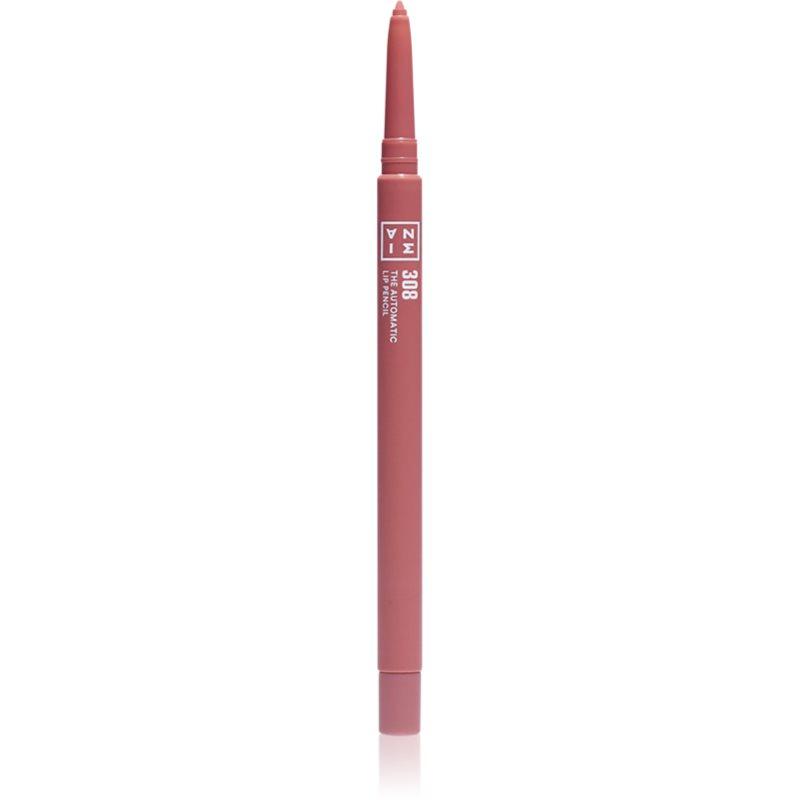 3INA The Automatic Lip Pencil konturovací tužka na rty odstín 308 - Brownish pink 0.35 g