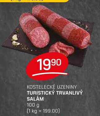 TURISTICKÝ TRVANLIVÝ SALÁM 100g