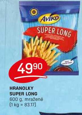 HRANOLKY SUPER LONG 600 g, mražené