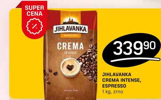 JIHLAVANKA CREMA INTENSE, ESPRESSO 1 kg