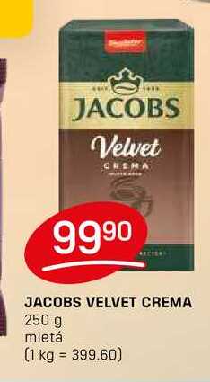 JACOBS VELVET CREMA 250 g mletá 