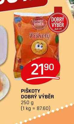 PIŠKOTY DOBRÝ VÝBĚR 250 g