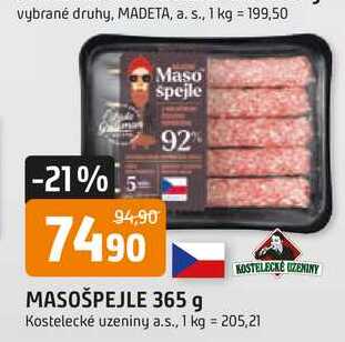 MASOŠPEJLE 365 g 