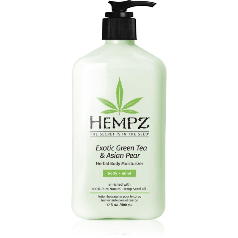 HEMPZ Exotic Green Tea & Asian Pear hydratační tělové mléko 500 ml