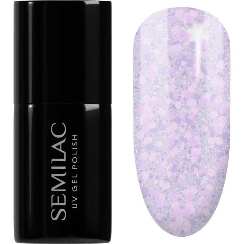 Semilac UV Hybrid Crushed_ICE gelový lak na nehty s použitím UV/LED lampy odstín 492 Icy Lavender Bliss 7 ml