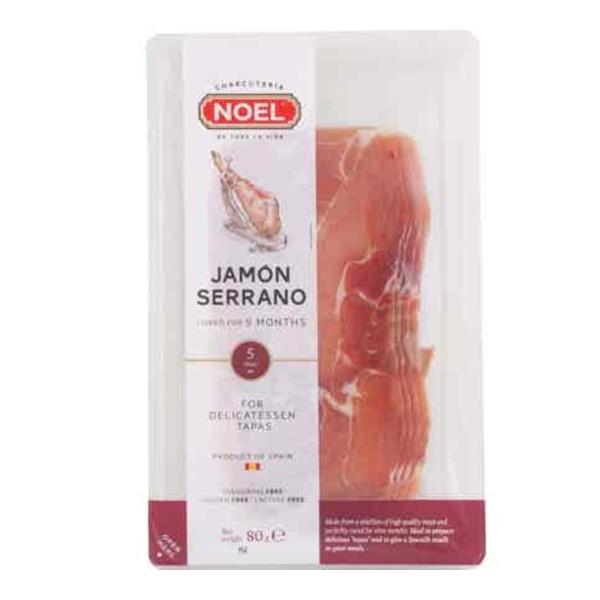 Noel Jamon Serrano krájené