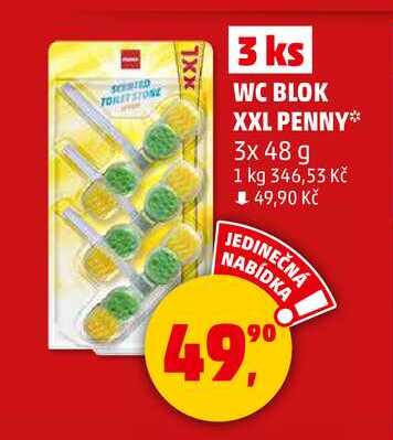 WC BLOK XXL PENNY, 3x 48 g 
