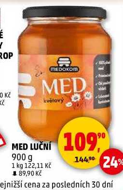 MED LUČNÍ, 900 g  