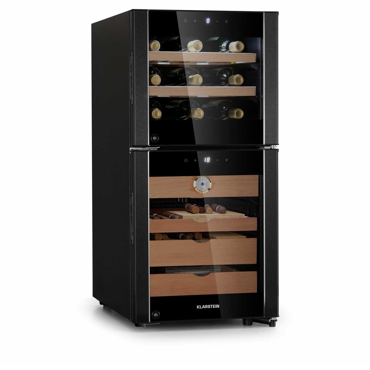 Humidor a vinotéka Klarstein El Dorado 89, 9/33 lahví