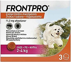 FRONTPRO® žvýkací tablety pro psy (2‑4 kg)
