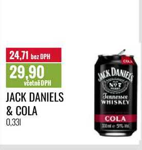 JACK DANIELS & COLA 0,33l
