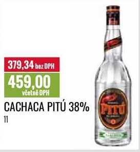 CACHACA PITÚ 38% 1l