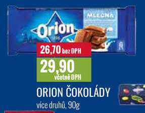ORION ČOKOLÁDY 90g 
