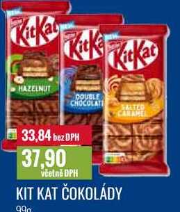 KIT KAT ČOKOLÁDY 99g